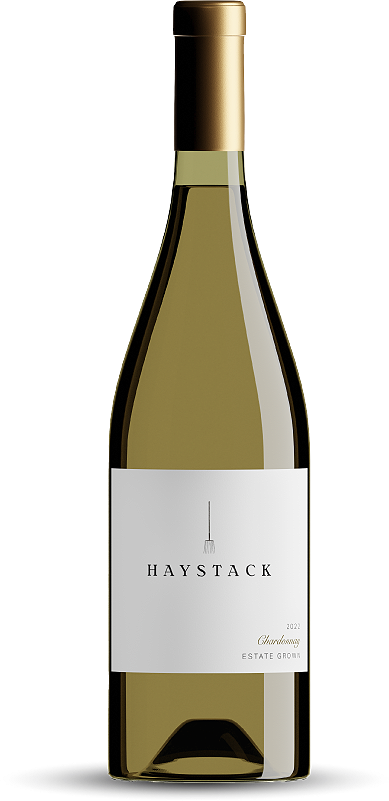 Bottle of 2022 Haystack Chardonnay