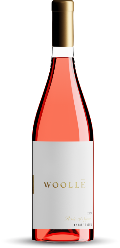 rose of syrah bottle