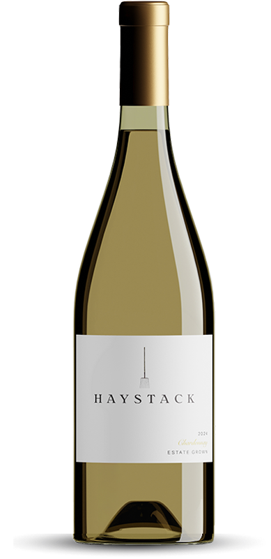 Bottle of 2024 Haystack Chardonnay